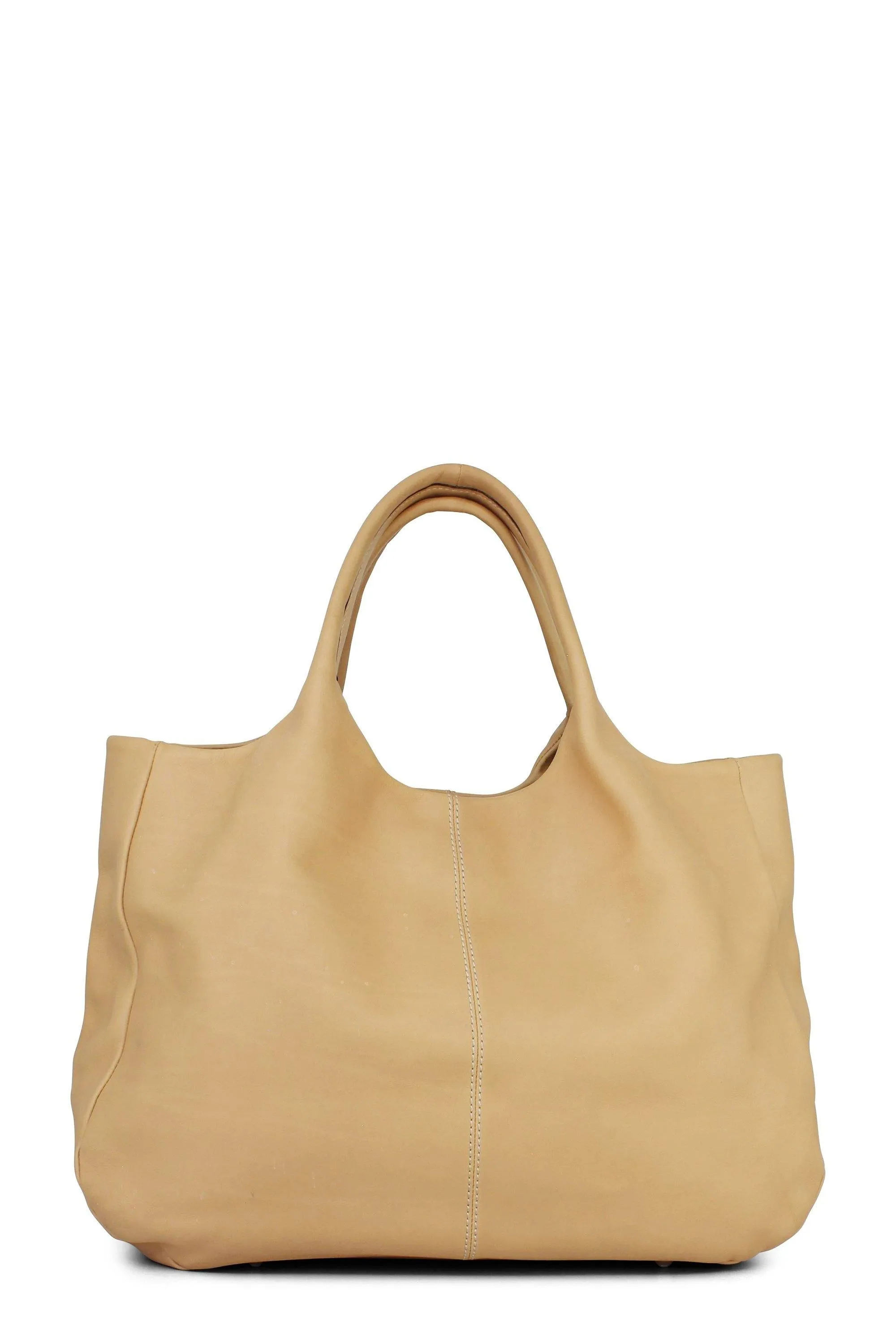 Elegant AGJ Grande Cream Shopping Tote - Spacious & Stylish Eco-Friendly Bag