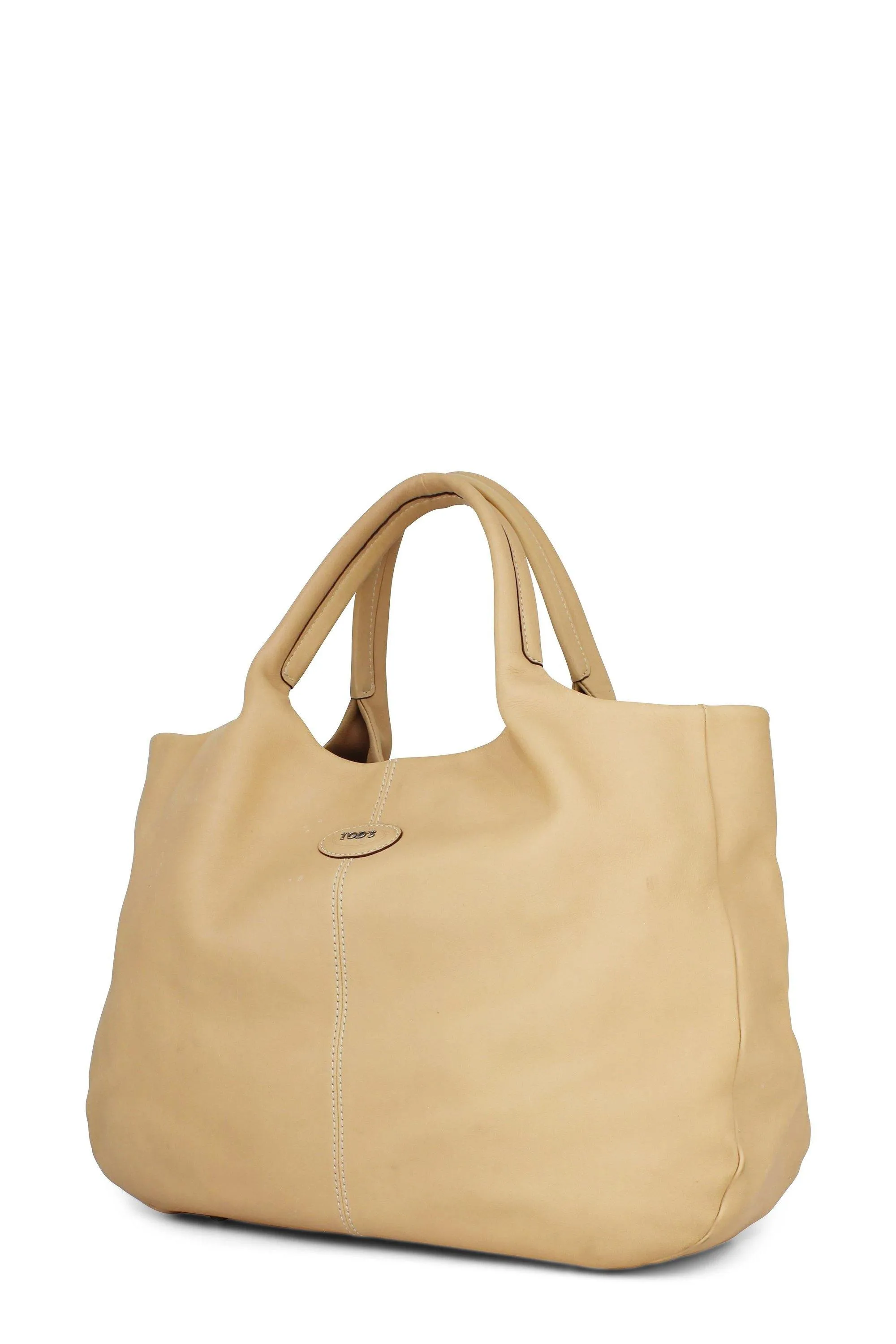 Elegant AGJ Grande Cream Shopping Tote - Spacious & Stylish Eco-Friendly Bag