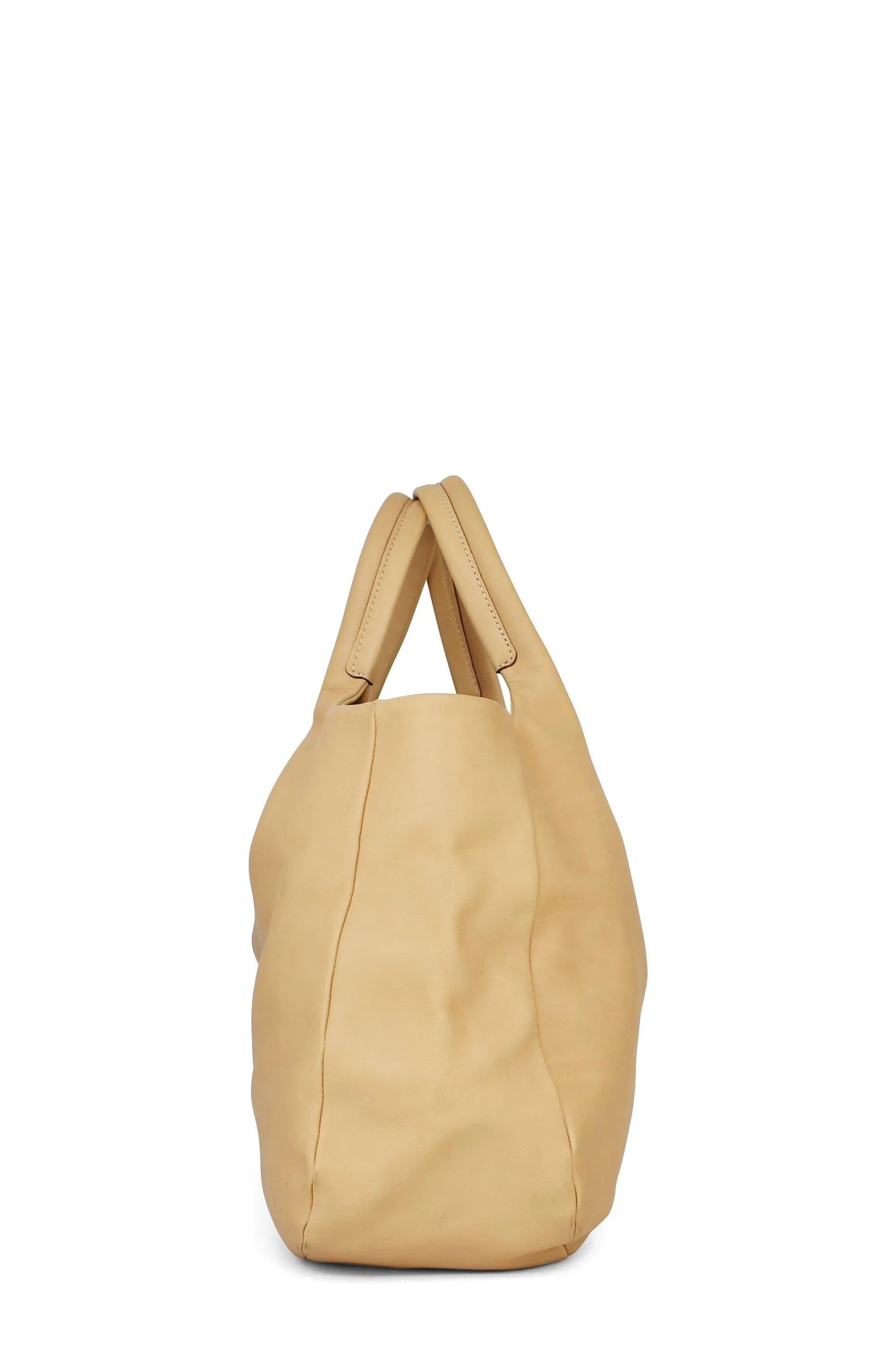 Elegant AGJ Grande Cream Shopping Tote - Spacious & Stylish Eco-Friendly Bag