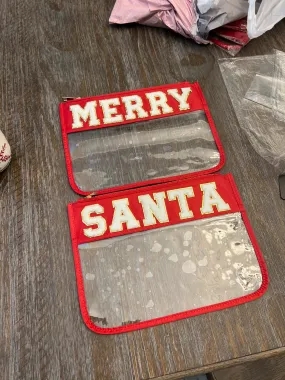 Deluxe Festive Santa Gift Pouch